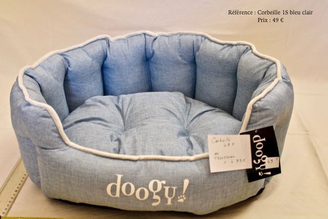 Corbeille référence 1S taille 40 cm coloris bleu clair